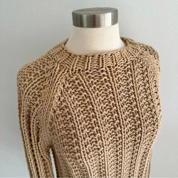 VINTAGE J. CREW HAND KNIT CHUNKY KNIT SWEATER S - Picture 7 of 10